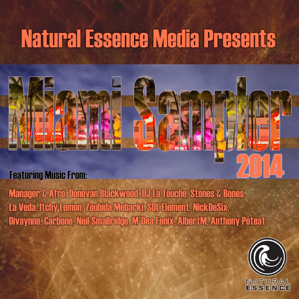 Album cover of Natural Essence Media Presents: Miami Sampler 2014