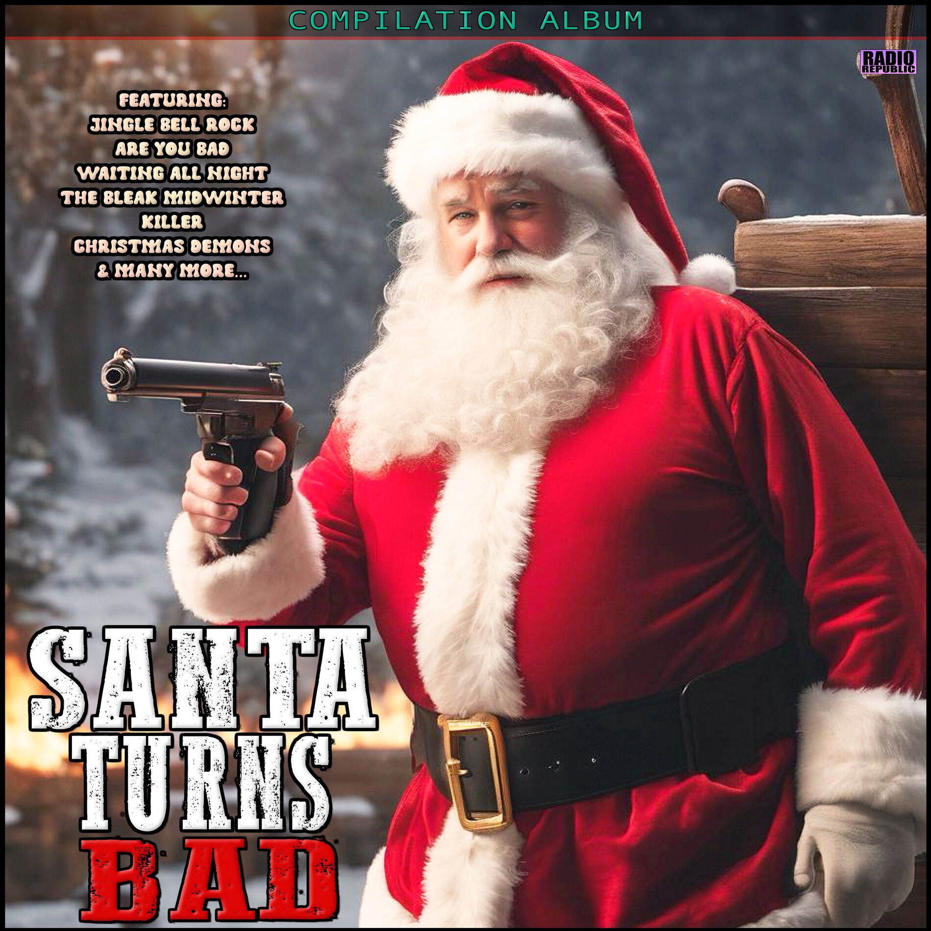 Album cover of Santa Turns Bad