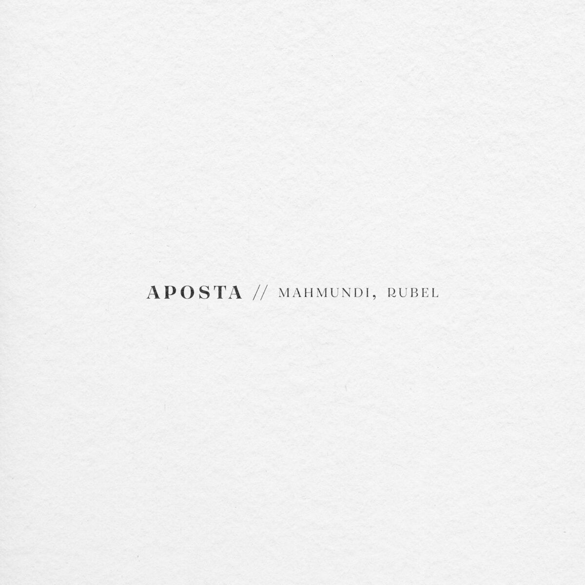Album cover of Aposta