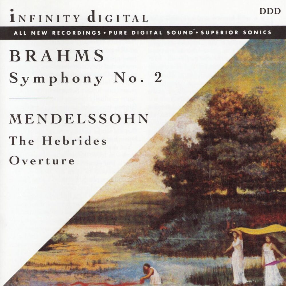 Picture of Brahms: Symphony No. 2 in D Major, Op. 73 - Mendelssohn: The Hebrides, Op. 26, MWV P 7