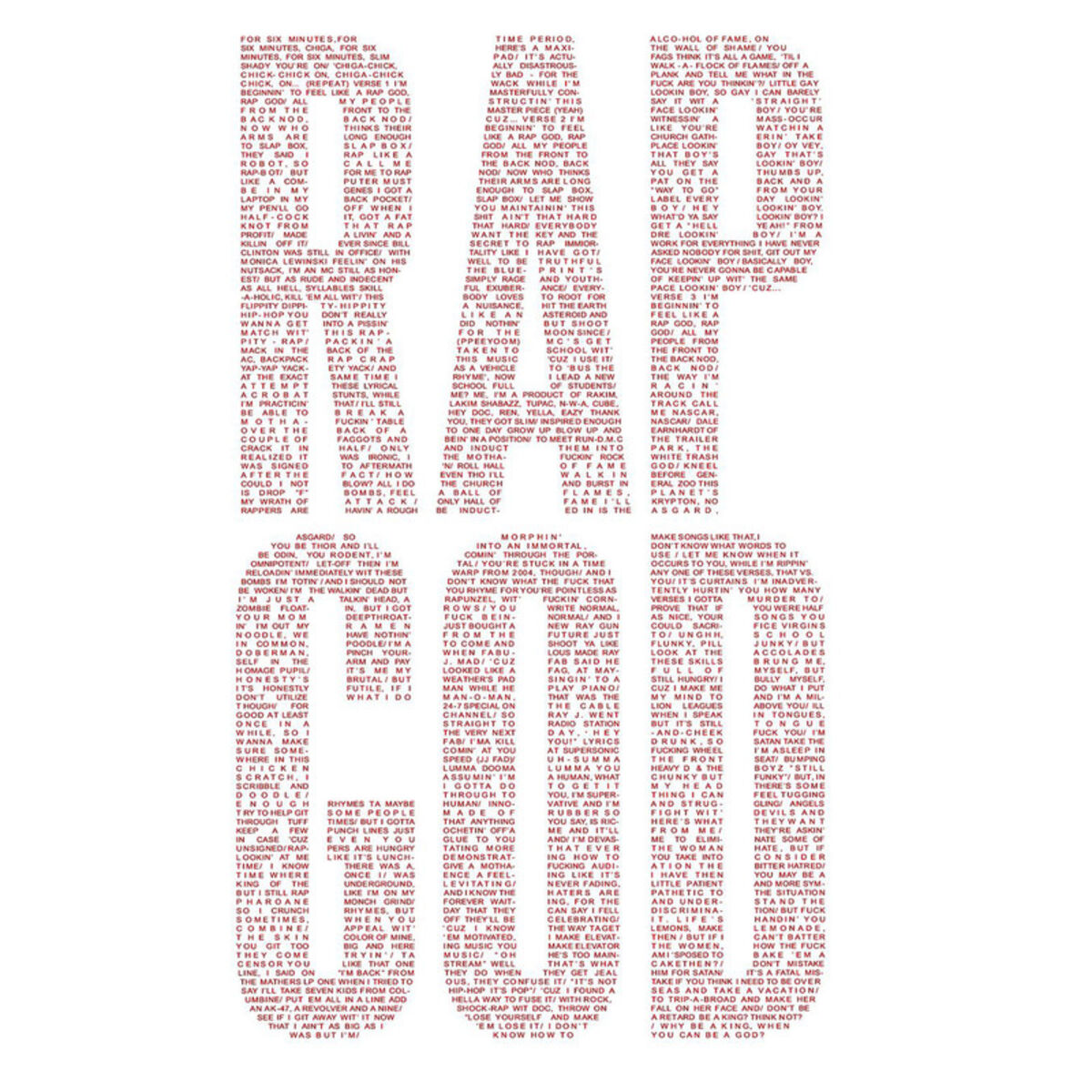 Album cover of Rap God (Originally Performed By Eminem) [Instrumental Version]