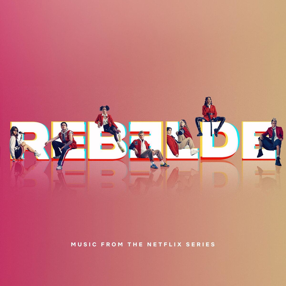 Album cover of Rebelde (feat. Azul Guaita, Andrea Chaparro, Jeronimo Cantillo, Franco Masini, Selene, Alejandro Puente & Giovanna Grigio)