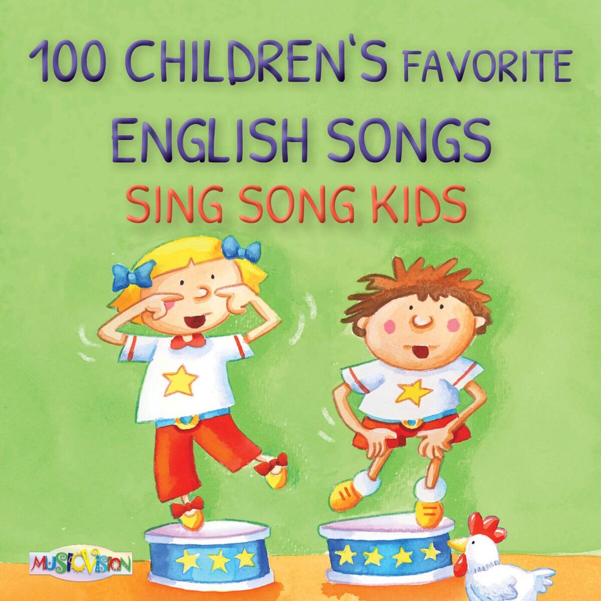 Album cover of 100 Children's Favorite English Songs