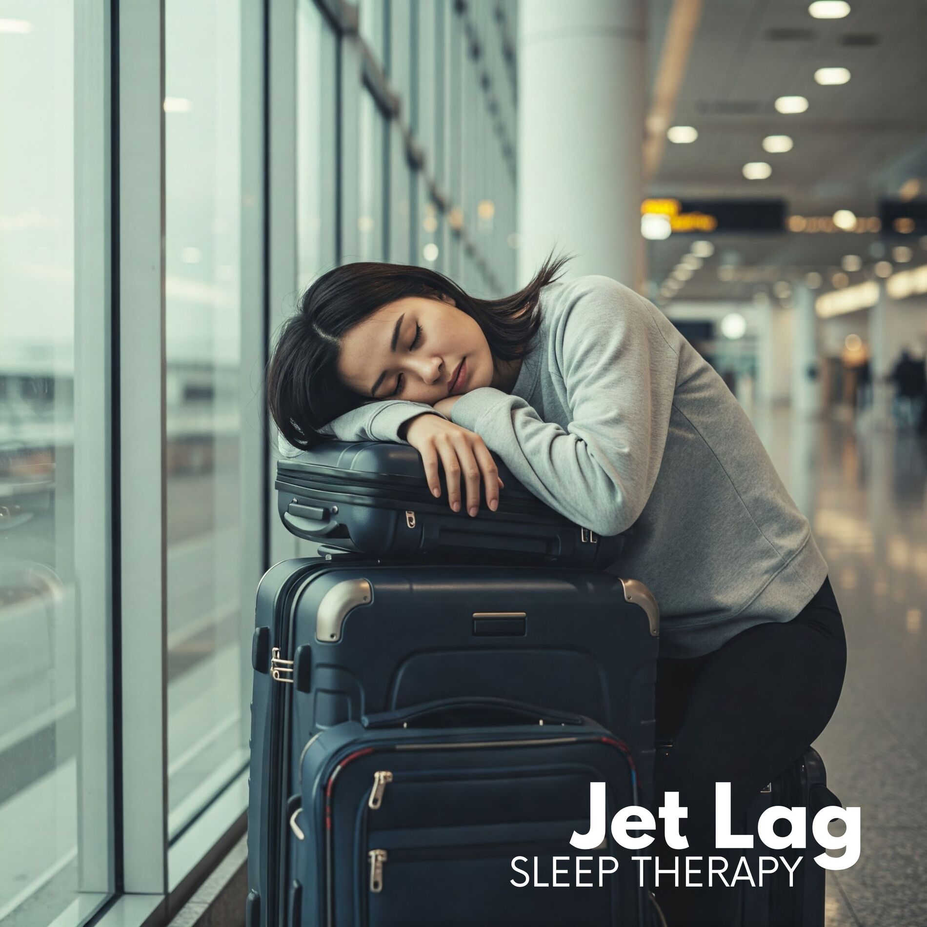 Album cover of Jet Lag Sleep Therapy: Meditation for Mental Fog and Fatigue