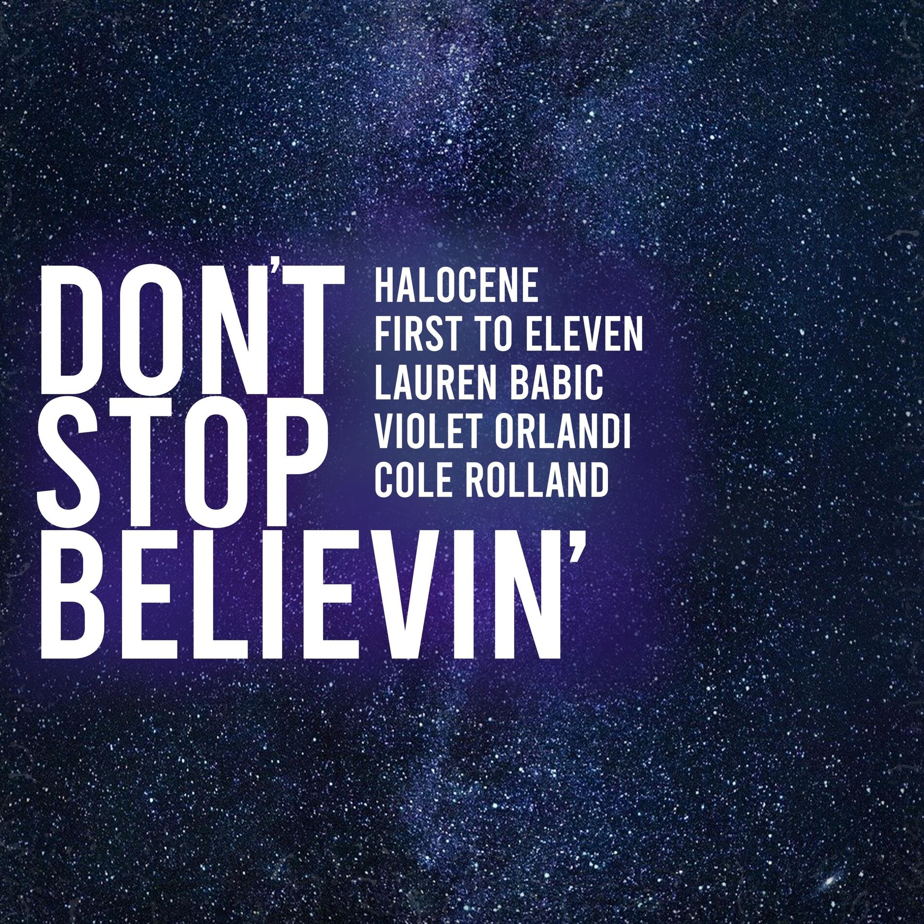 Album cover of Don't Stop Believin' (feat. Violet Orlandi & Cole Rolland)