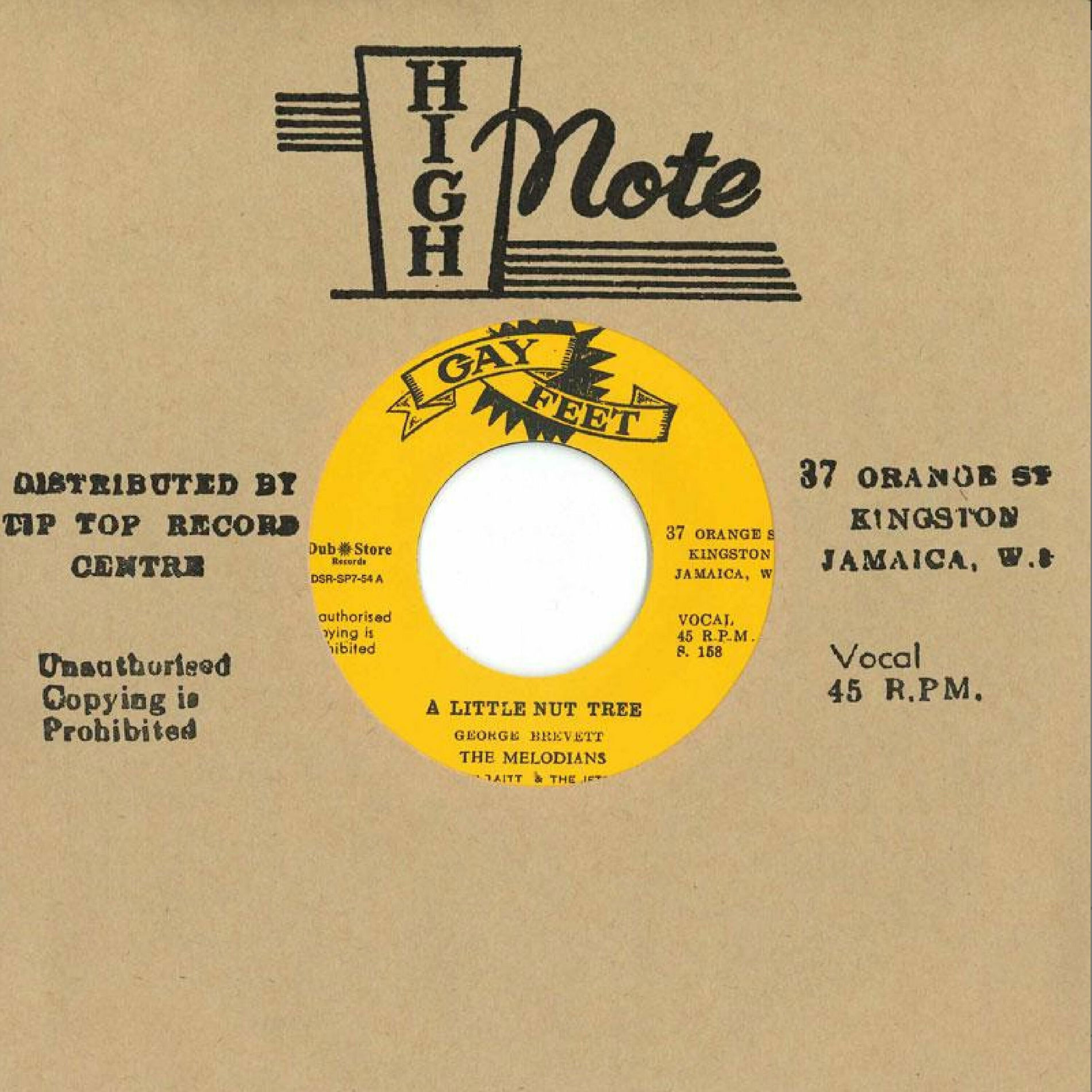 Album cover of A Little Nut Tree / You Are My Only Love