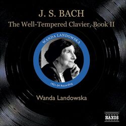 Cover of J.S. Bach: The Well-Tempered Clavier, Book Ii (1951-1954)