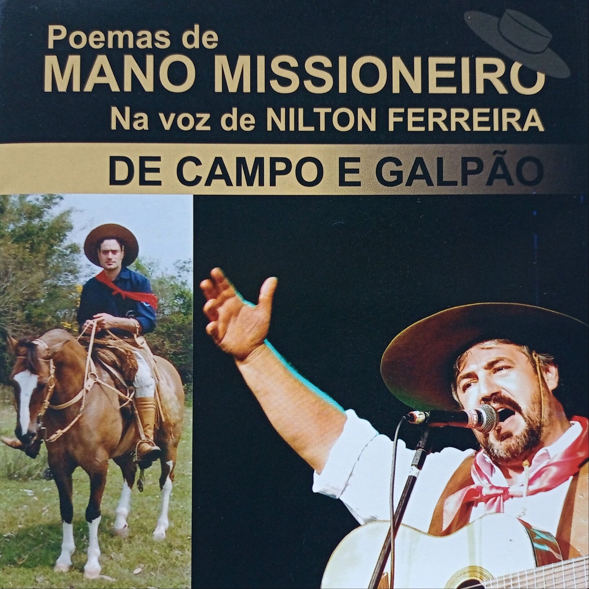 Album cover of Poemas de Mano Missioneiro na Voz de Nilton Ferreira