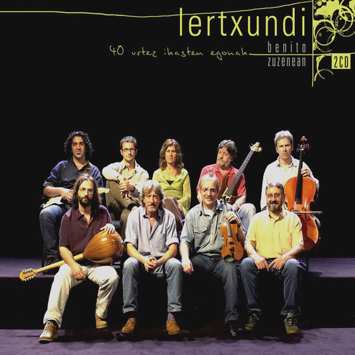 Album cover of 40 urtez ikasten egonak (Zuzenean)