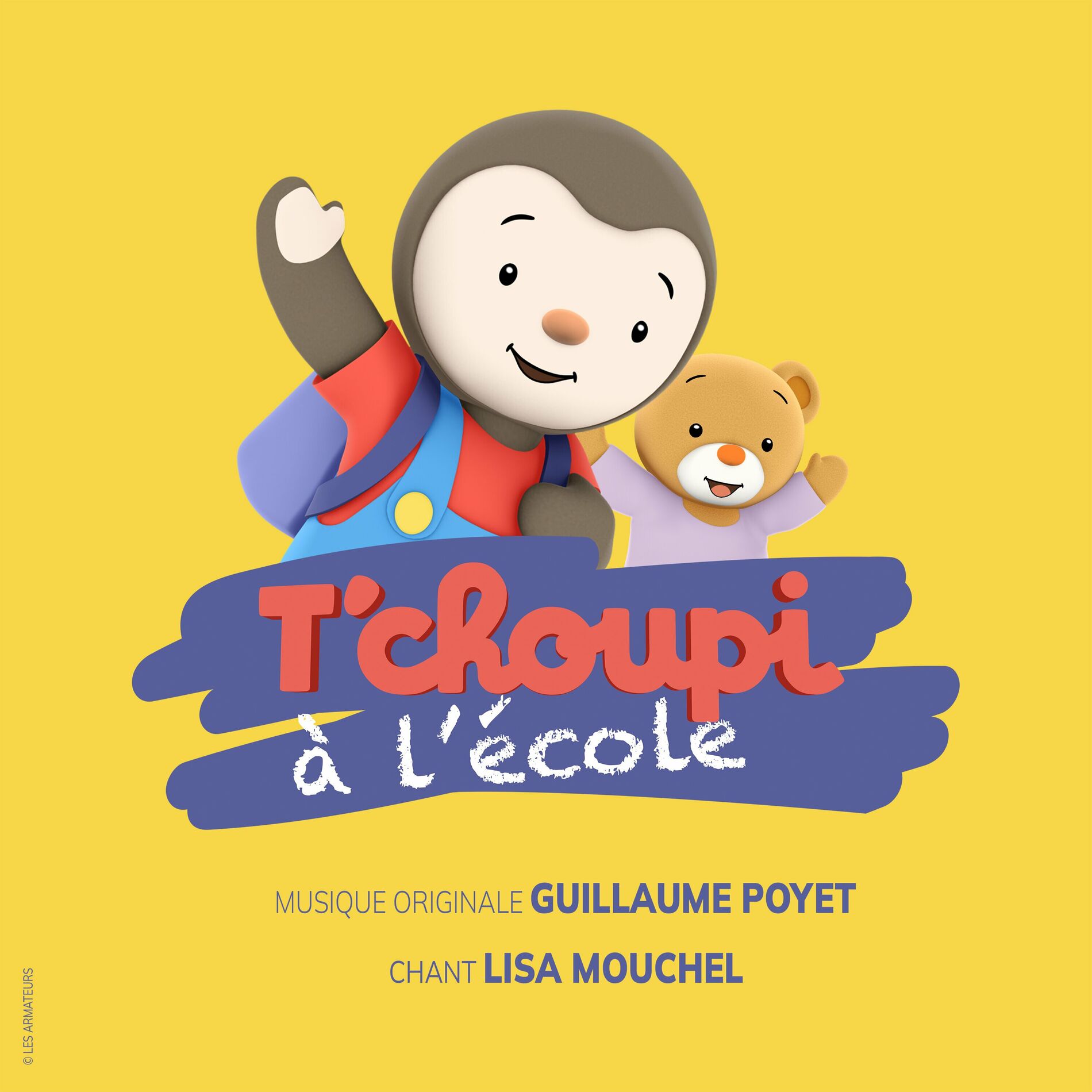 Album cover of Tchoupi à l'école (Générique version longue)