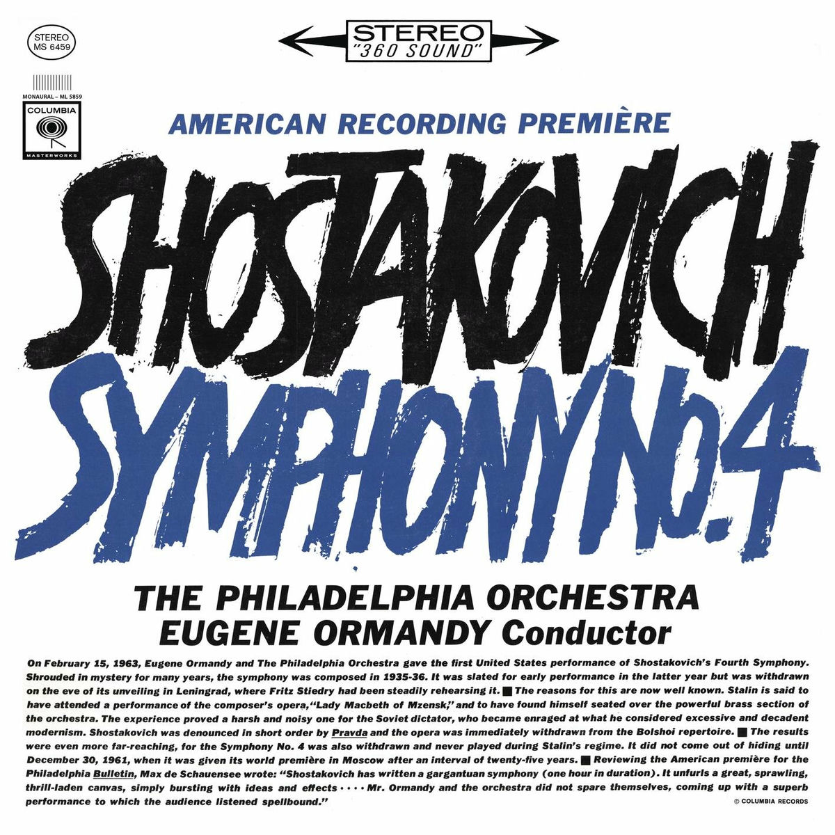Album cover of Shostakovich: Symphony No. 4