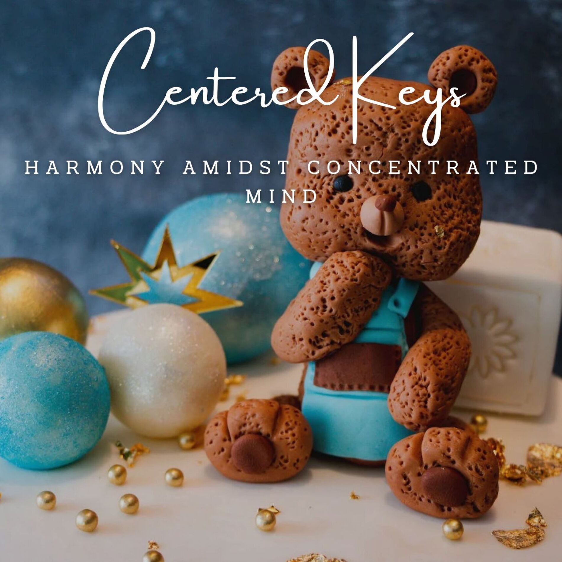 Album cover of Centered Keys: Piano Soundscapes for Focus and Clarity