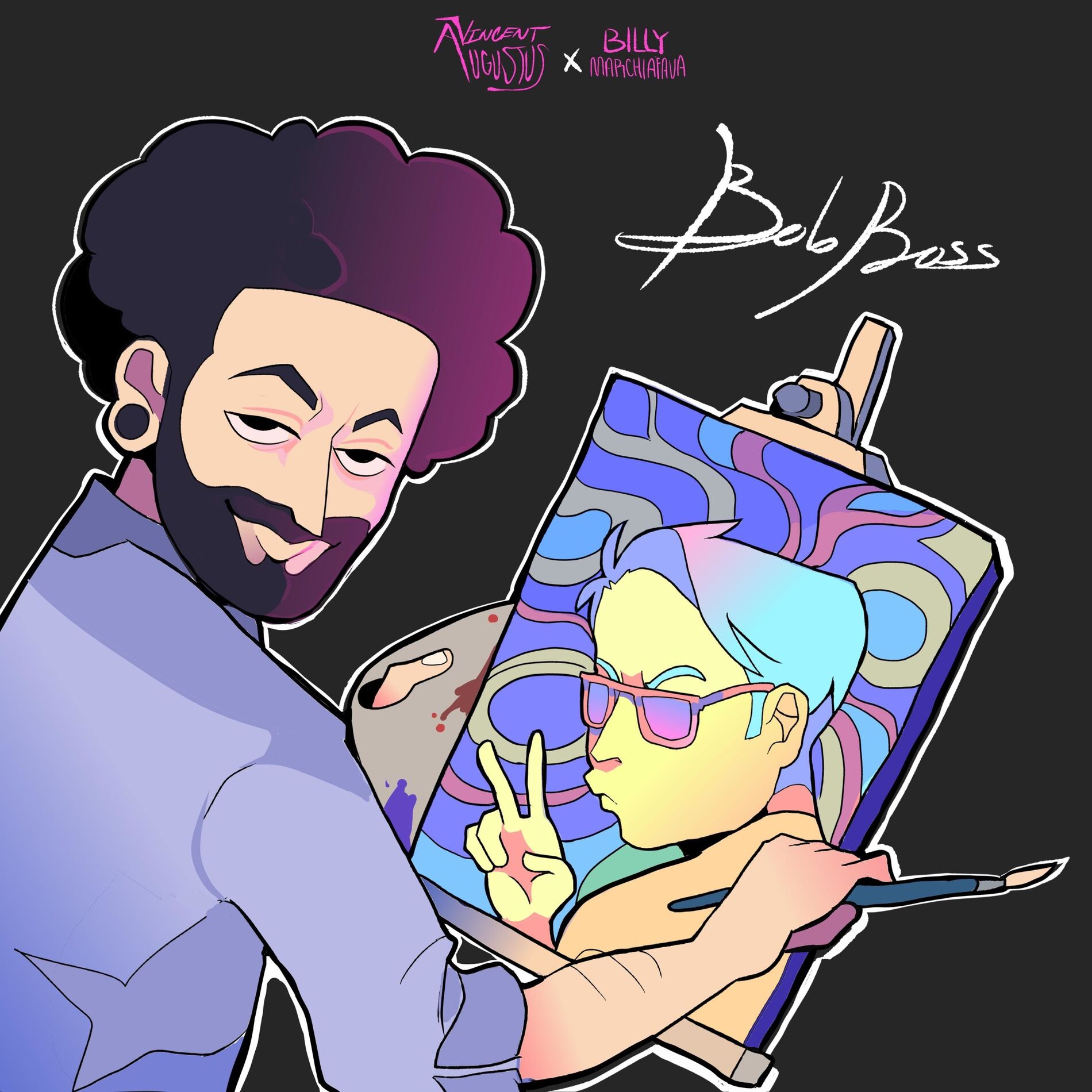 Album cover of Bob Ross (feat. Billy Marchiafava)