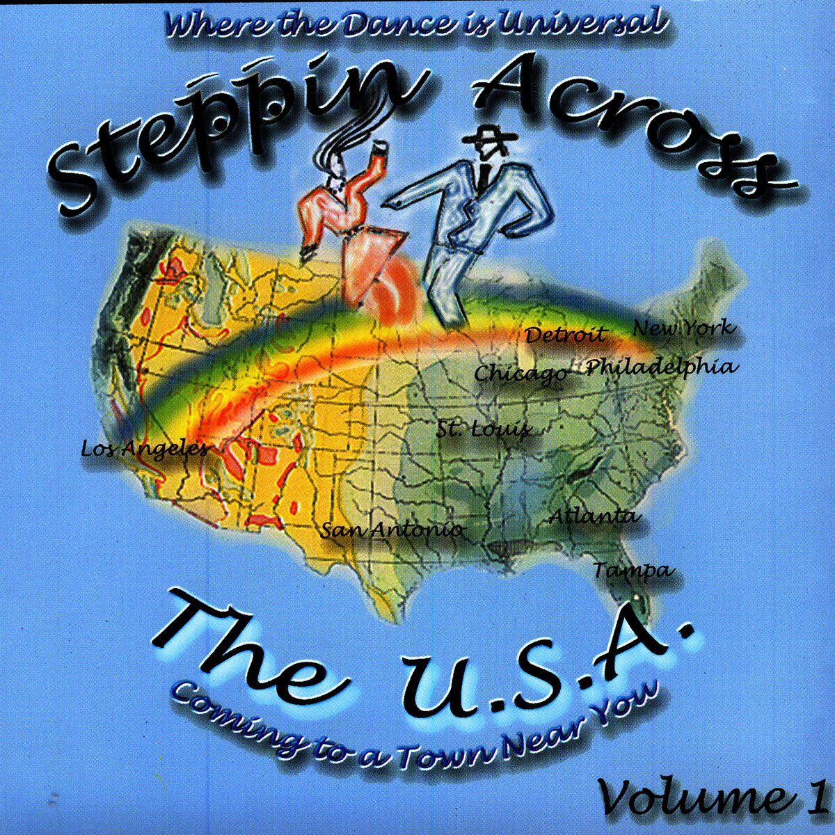 Album cover of Steppin Across The USA - Volume 1