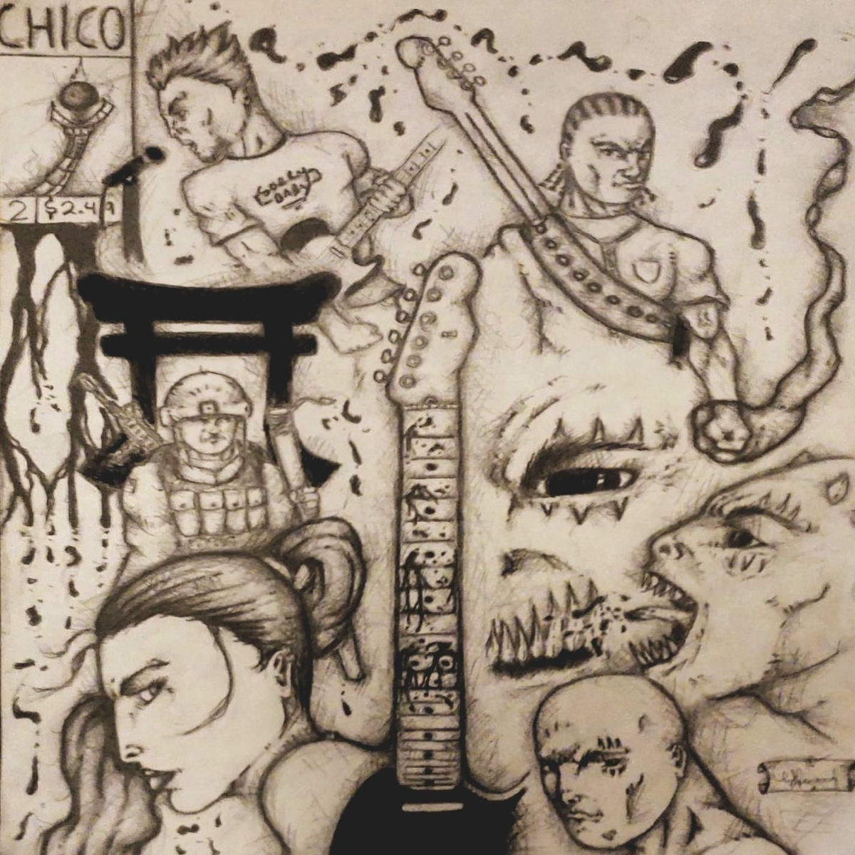 Album cover of Blood on Da Fretboard