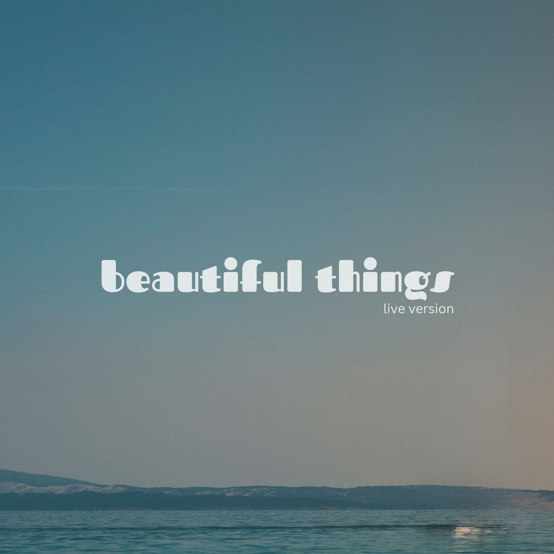 Album cover of beautiful things (live version)