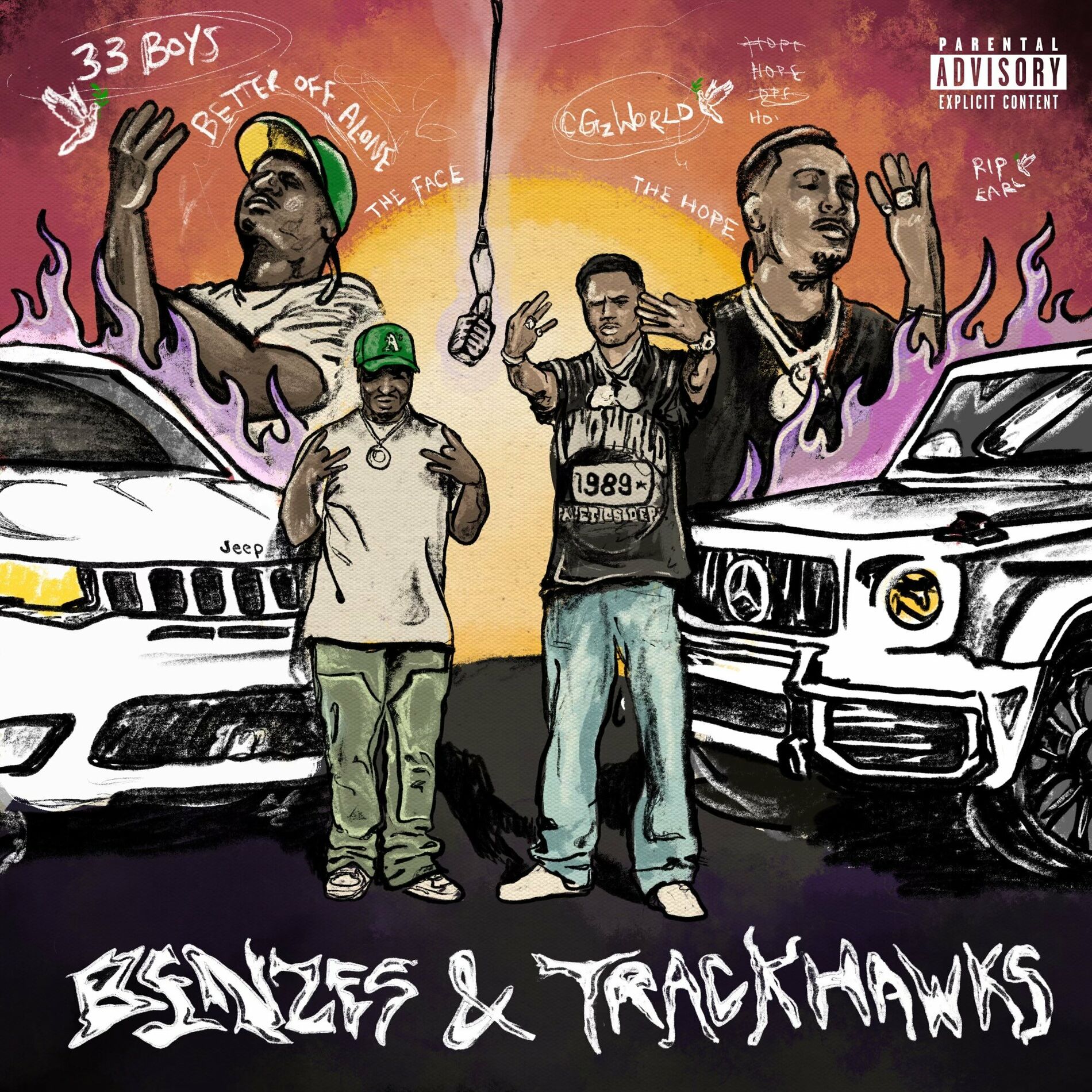 Album cover of Benzes & Trackhawks