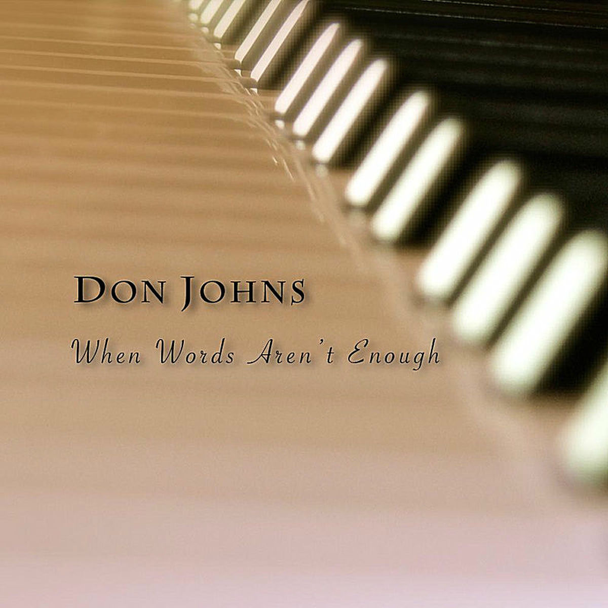 Album cover of When Words Aren't Enough