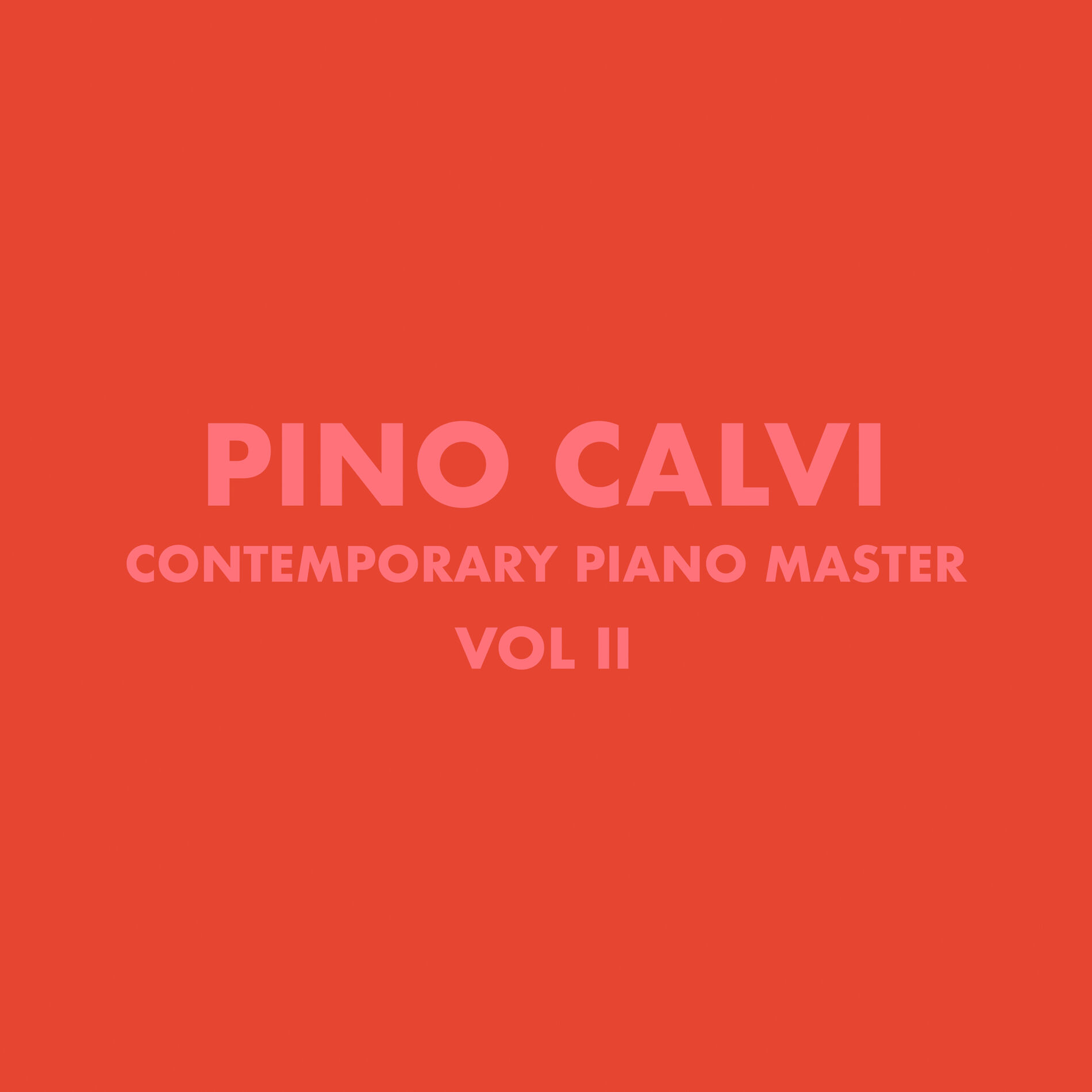 Album cover of Contemporary Piano Masters by Pino Calvi, Vol. 2