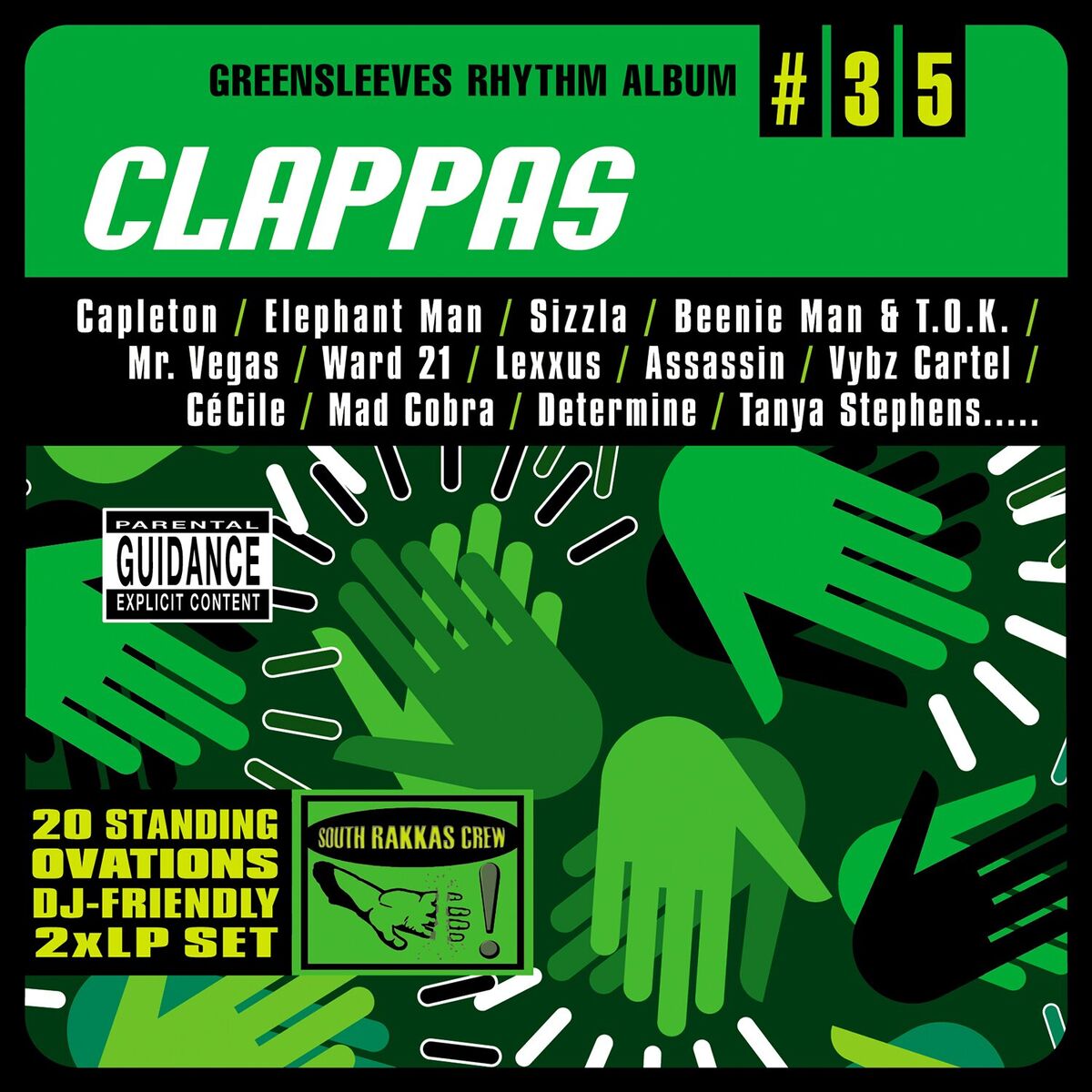 Album cover of Greensleeves Rhythm Album #35: Clappas