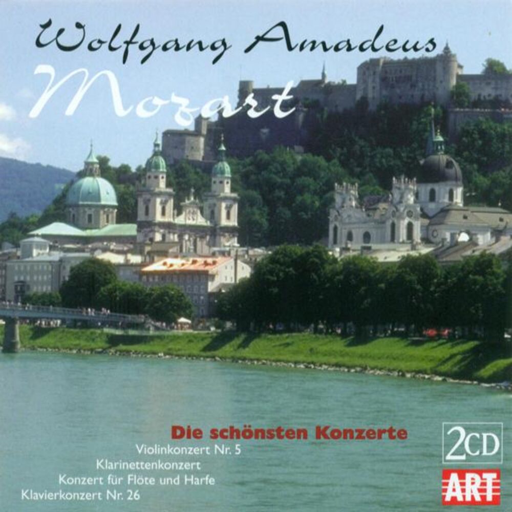 Picture of MOZART, W.A.: Violin Concerto No. 5 / Clarinet Concerto, K. 622 / Concerto for Flute and Harp, K. 299 / Piano Concerto No. 26 (D. 