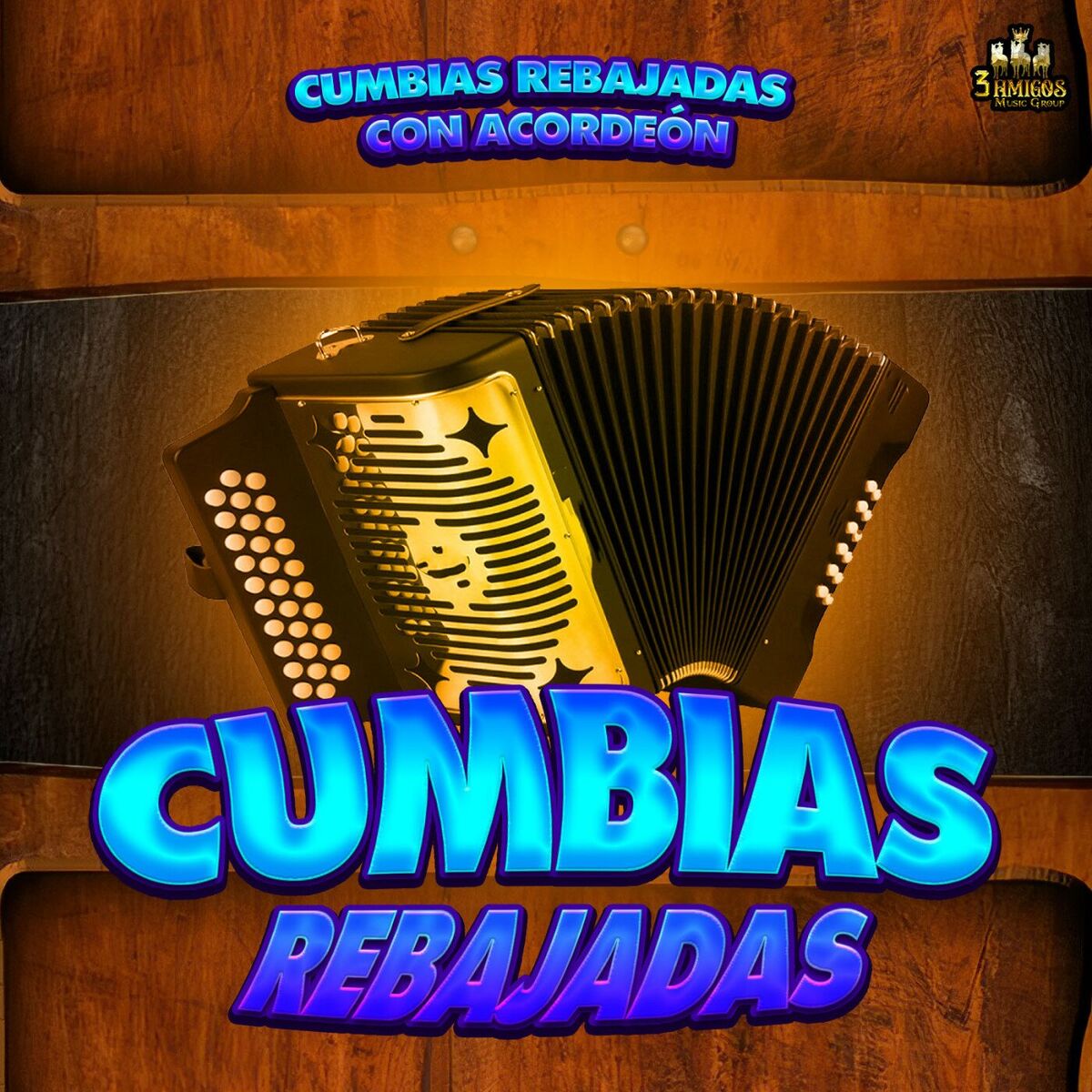 Album cover of Cumbias Rebajadas Con Acordeon