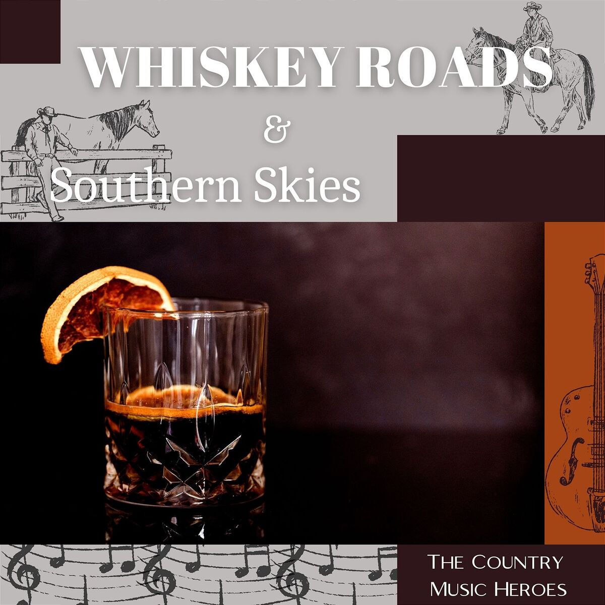 Album cover of Whiskey Roads & Southern Skies