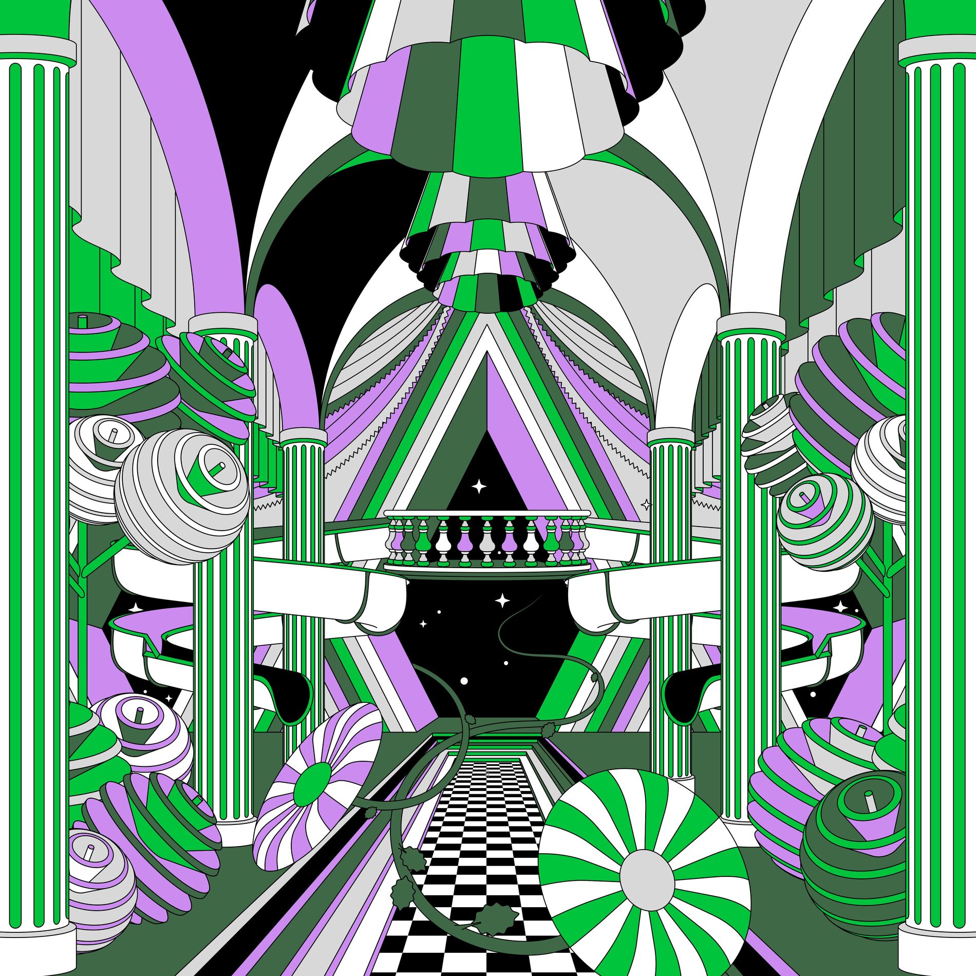 Album cover of O Gato (feat. Diogo Strausz) (Acid Arab Minawi Mizmar Remix)