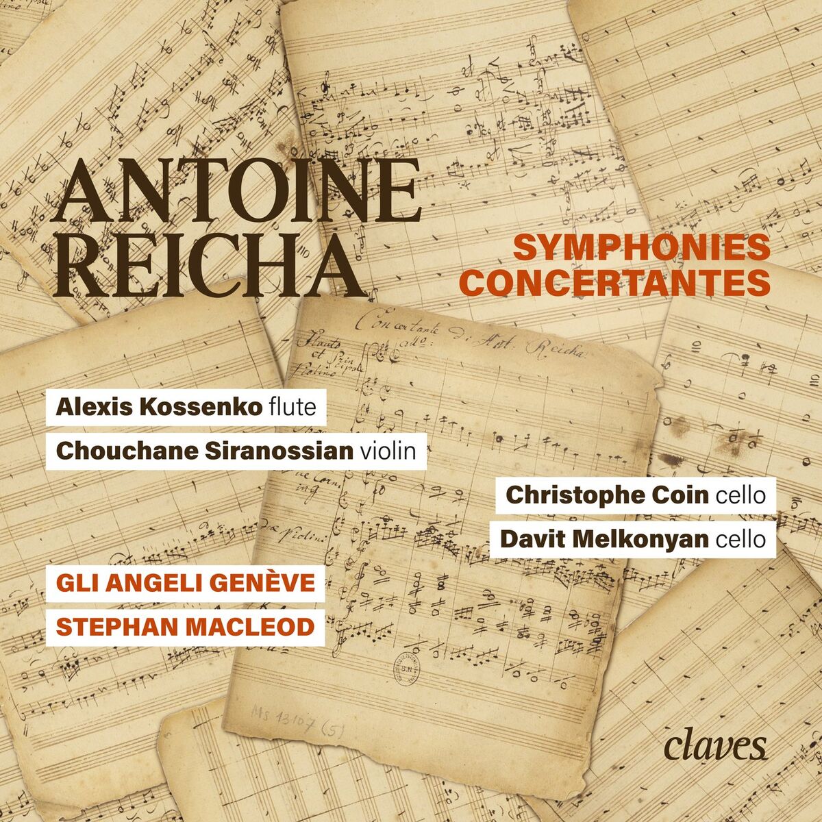 Album cover of Antoine Reicha: Symphonies Concertantes