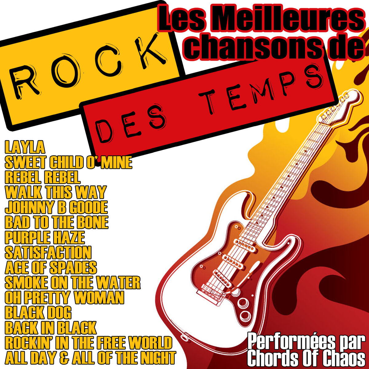 Album cover of Les meilleures chansons de Rock des temps