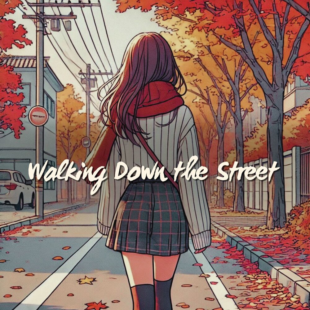 Picture of Walking Down the Street: Autumn Cozy Lofi Music