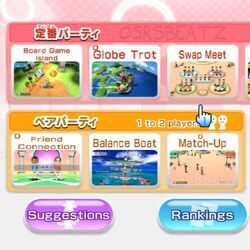 Wii Party Main Menu