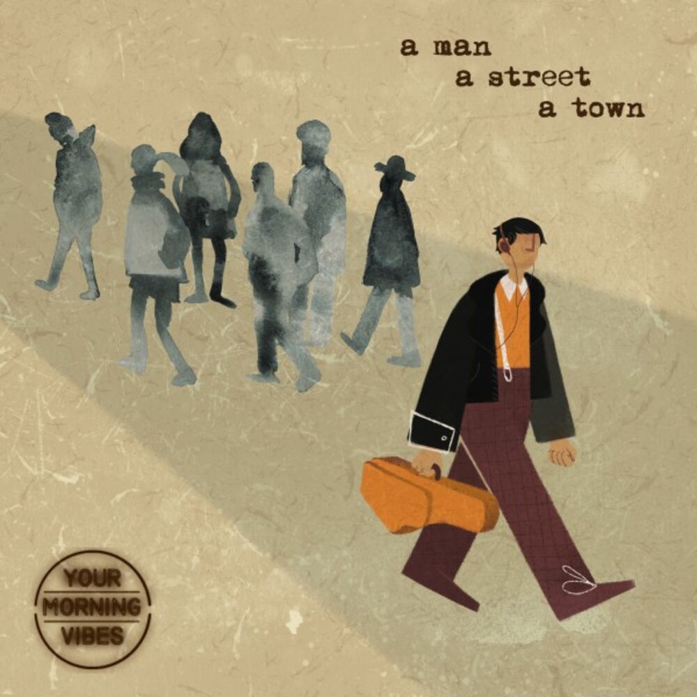 Picture of A Man a Street a Town
