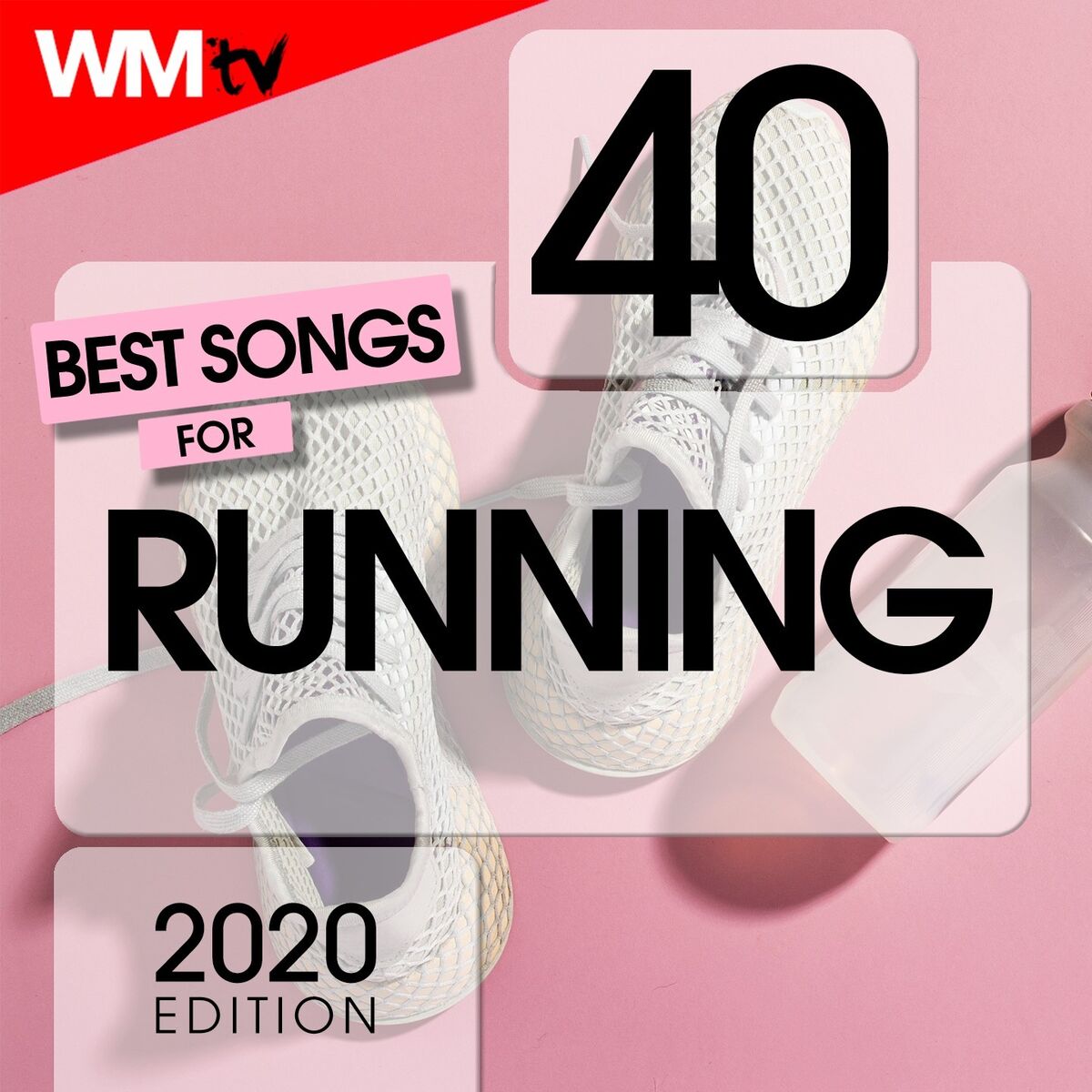 Album cover of 40 Best Songs For Running 2020 Edition (Unmixed Compilation for Fitness & Workout 128 - 172 Bpm)
