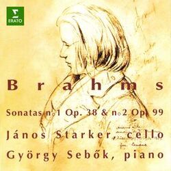 Cover of Brahms: Cello Sonatas Nos. 1 & 2