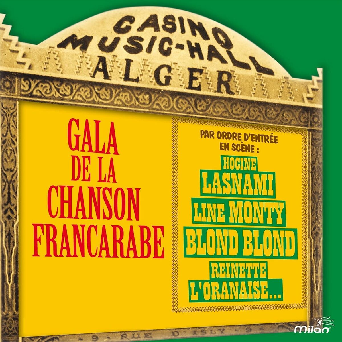 Album cover of Gala de la chanson francarabe (Sous le patronage de l'Echo d'Alger, le quotidien de tous les Algérois)