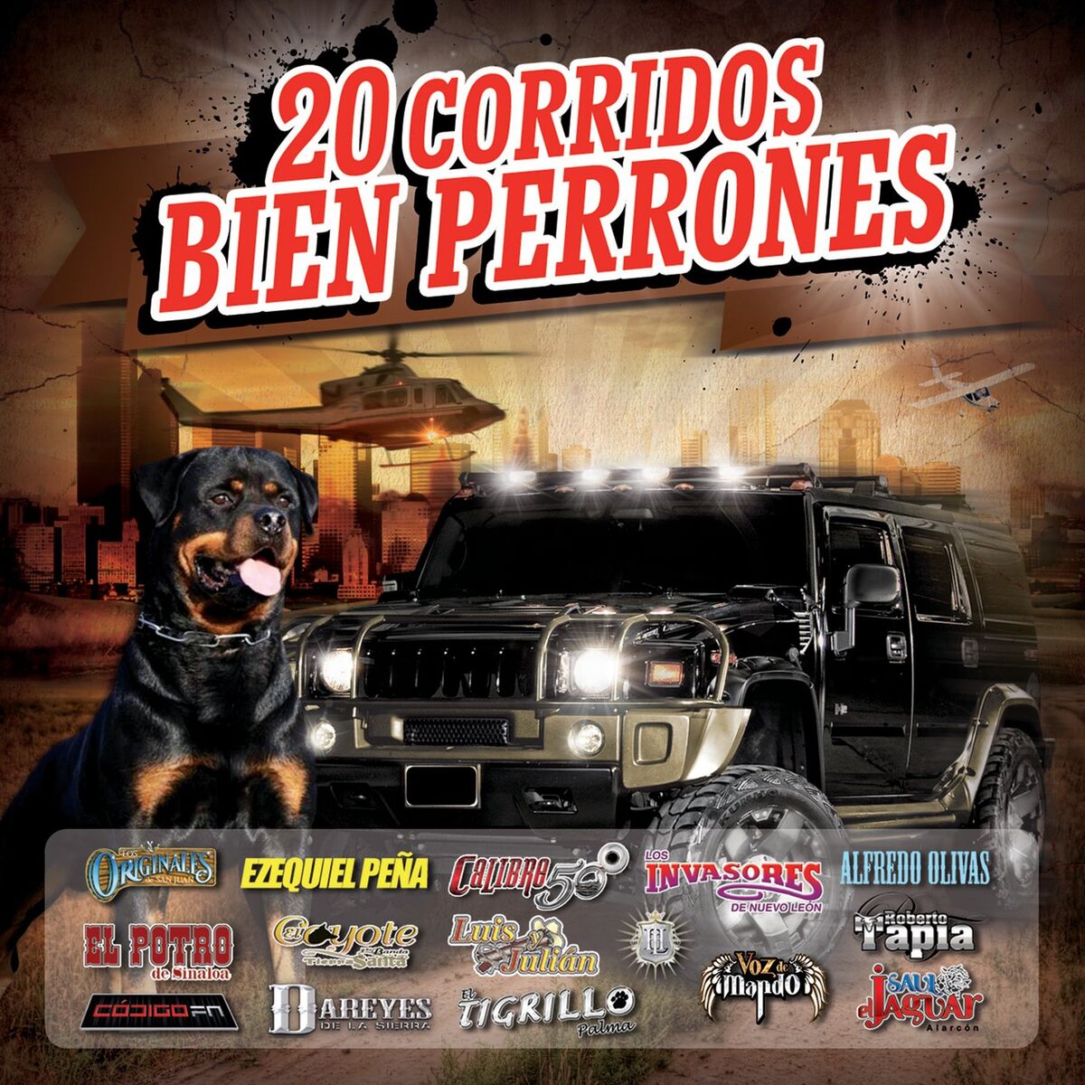 Album cover of 20 Corridos Bien Perrones