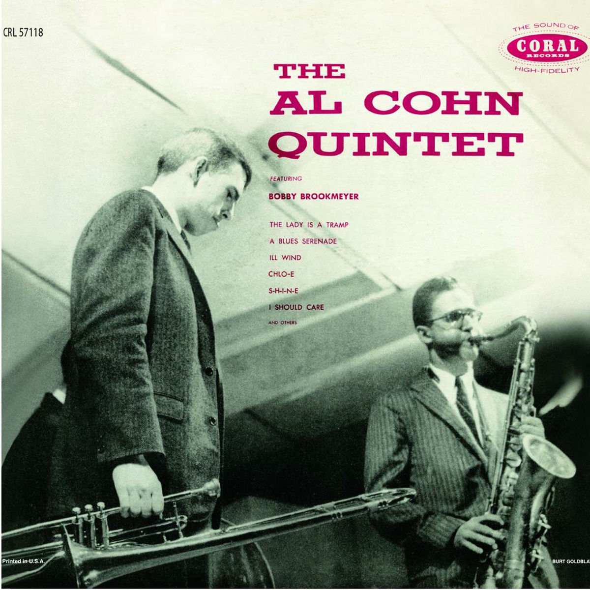 Album cover of The Al Cohn Quintet Featuring Bob Brookmeyer