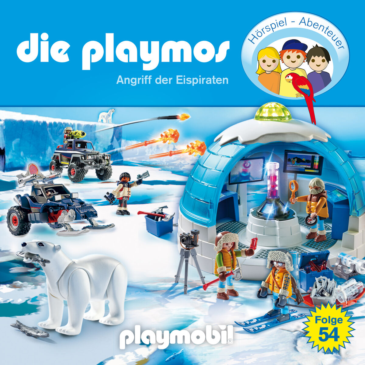 Album cover of Folge 54: Angriff der Eispiraten, Teil 1