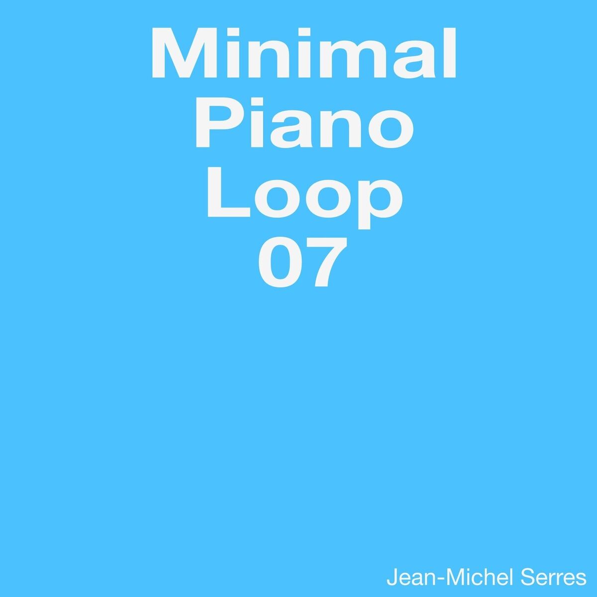Album cover of Minimal Piano Loop 07