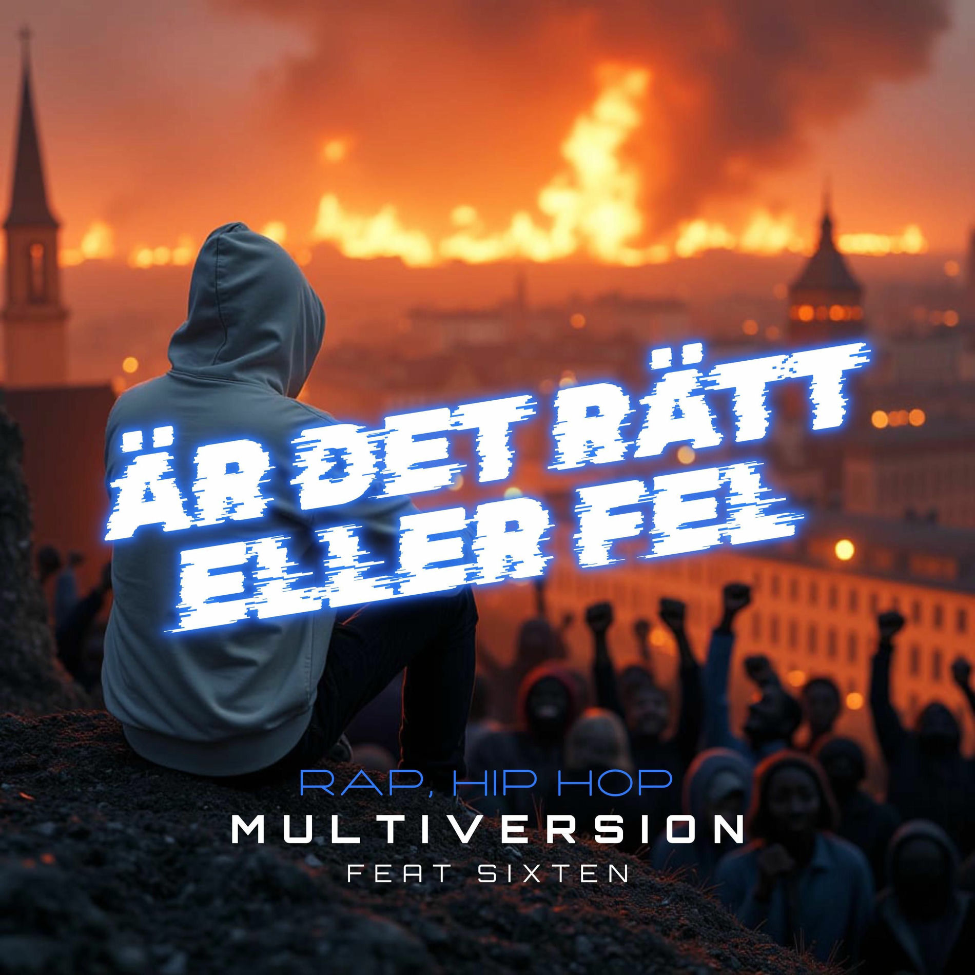 Album cover of Är det rätt eller fel (Rap Multiversion)