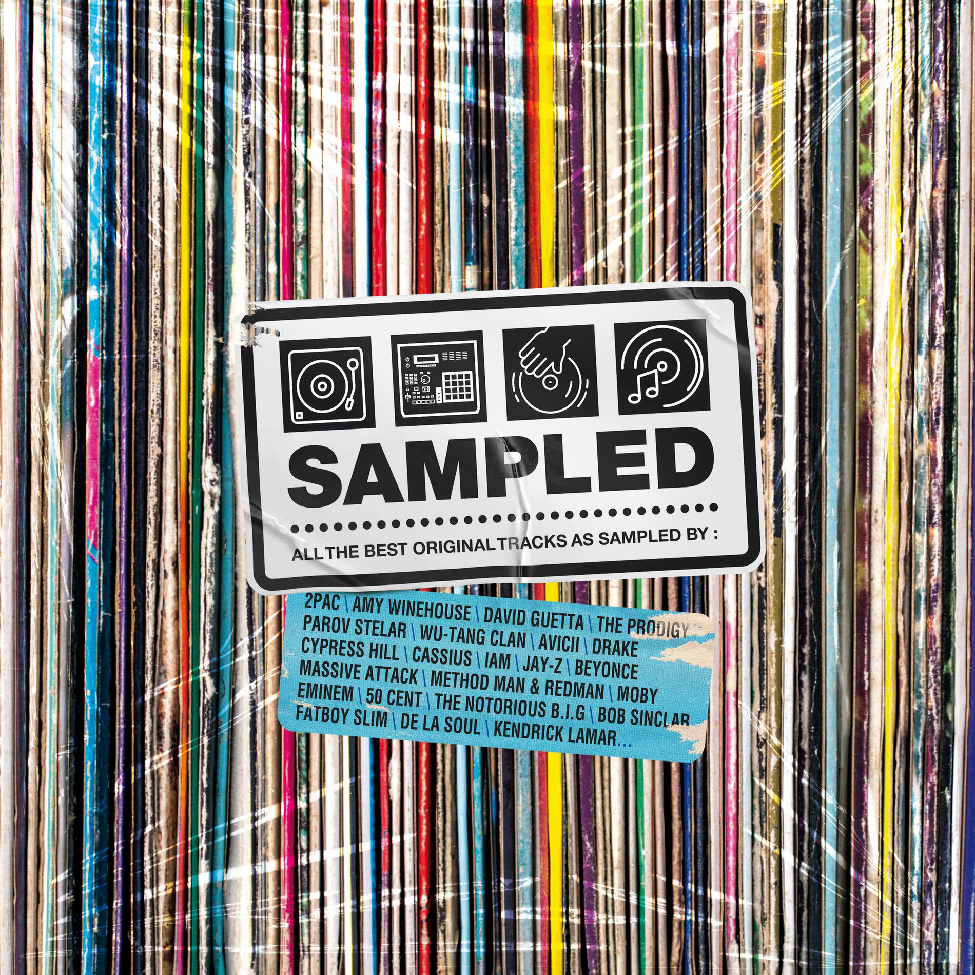 Album cover of Sampled : All The Original Tracks Behind The Hits, Performed By Ray Charles, Nina Simone, Frank Sinatra, B. B. King, Louis Armstro