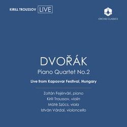 Cover of Dvořák: Piano Quartet No. 2 in E-Flat Major, Op. 87, B. 162 (Live)