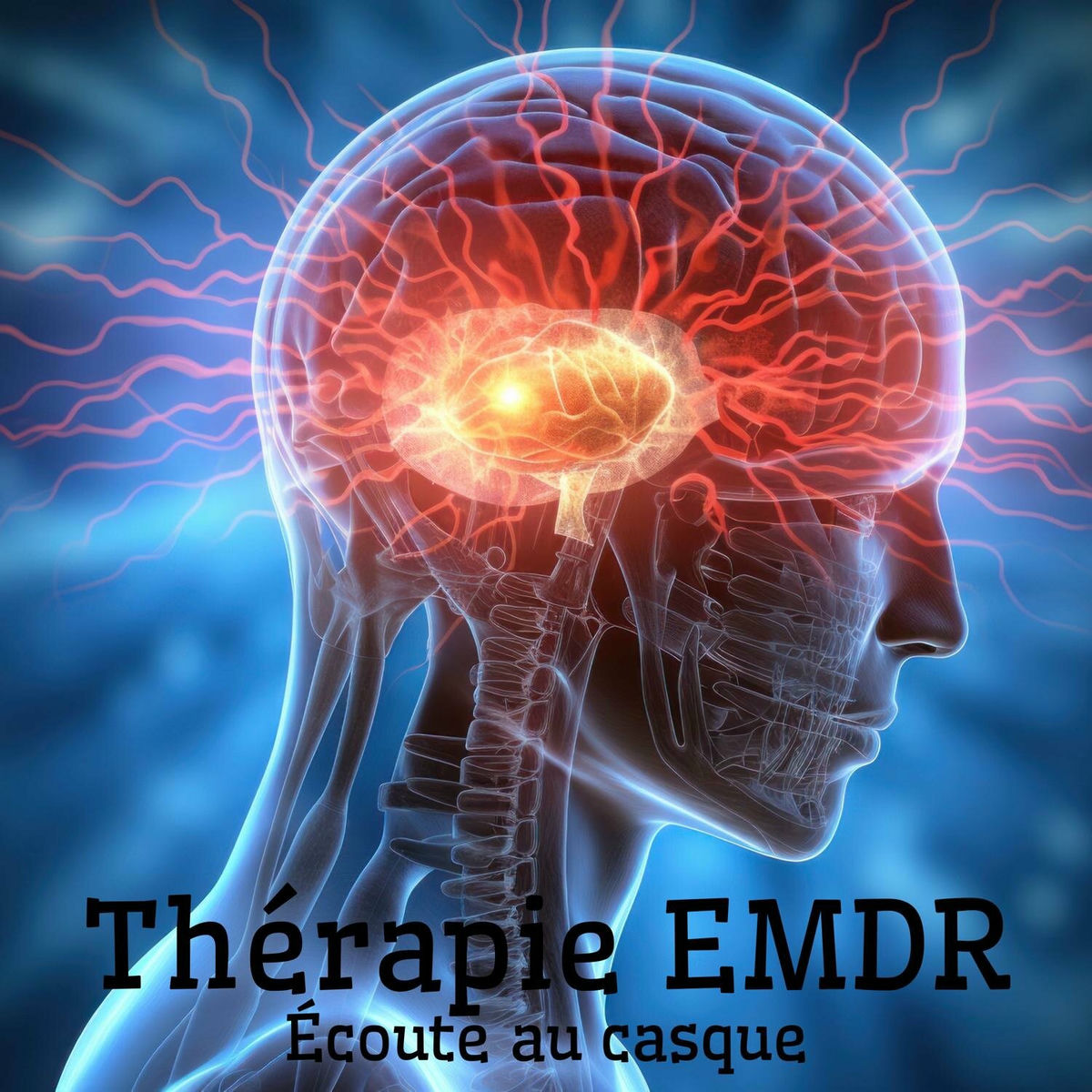 Album cover of Thérapie EMDR - Écoute au casque : sons binauraux Hz pour soulager le stress et l'anxiété, musique de session calme et profonde