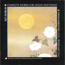 Cover of Alf Hurum: Complete Works for Violin and Piano
