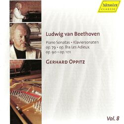 Cover of Beethoven: Piano Sonatas, Vol. 8