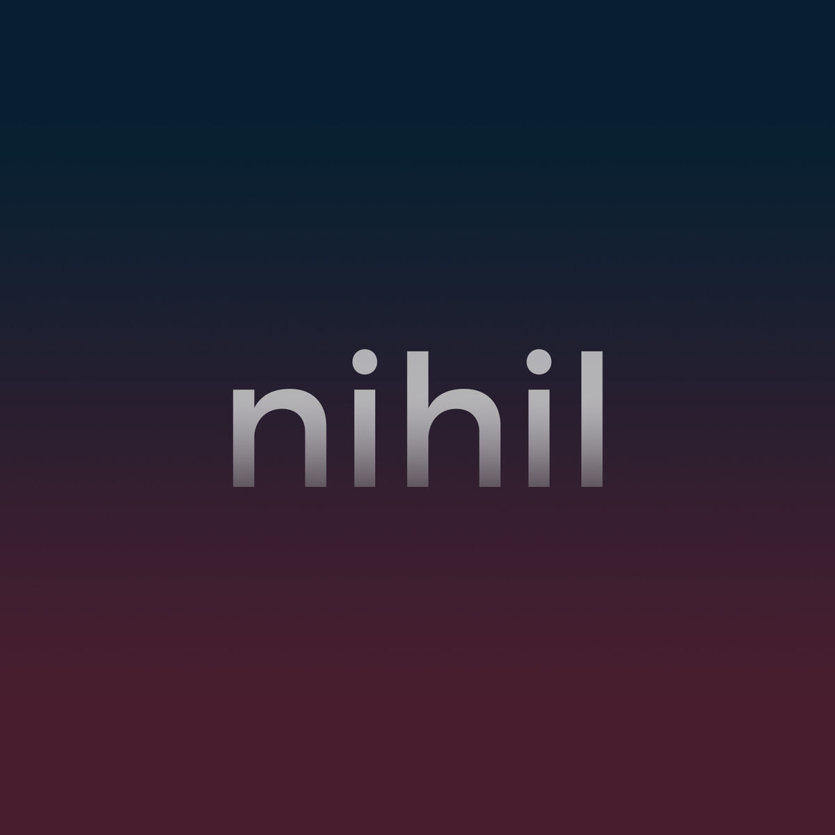Album cover of Nihil