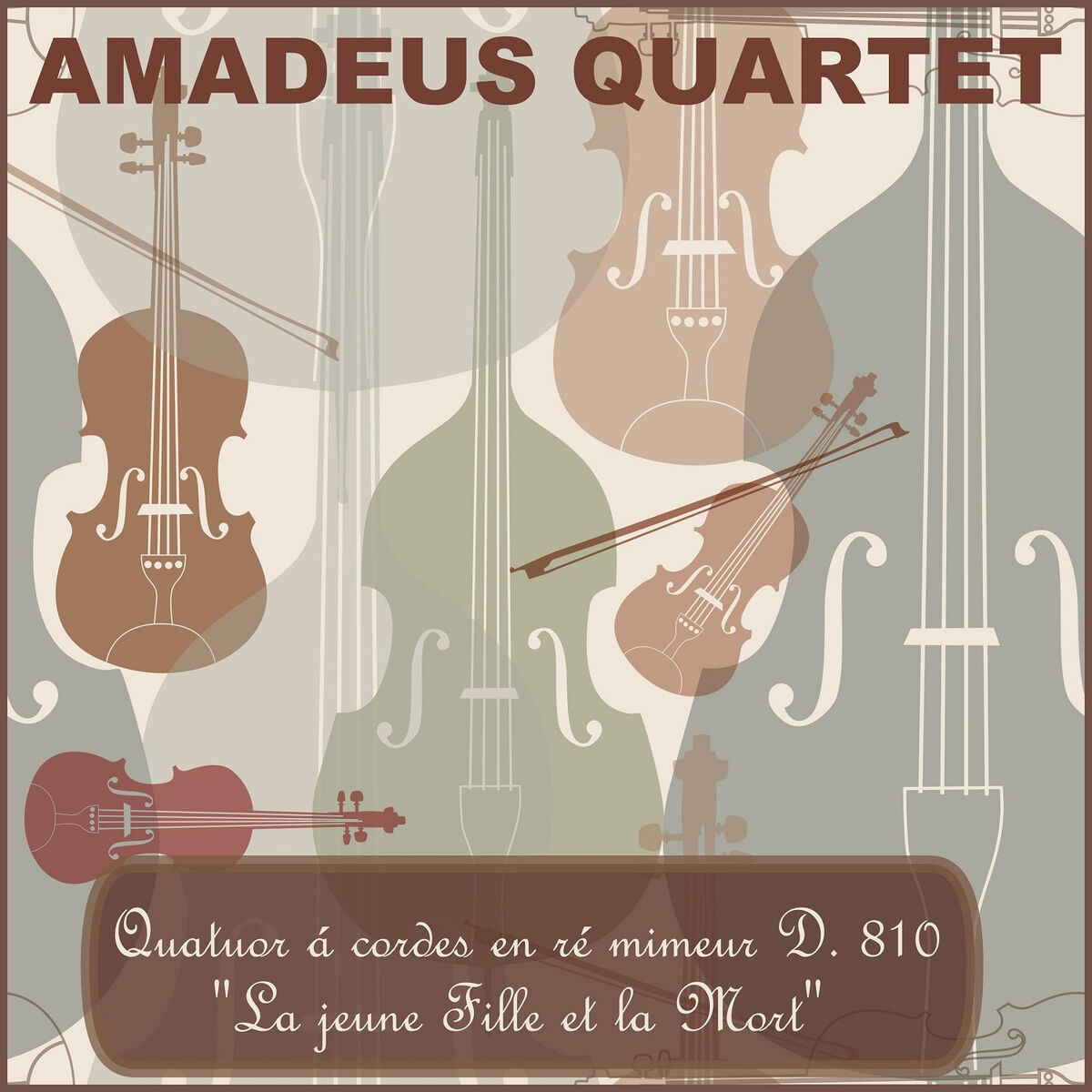 Album cover of Quatuor à cordes en ré mineur D. 810 