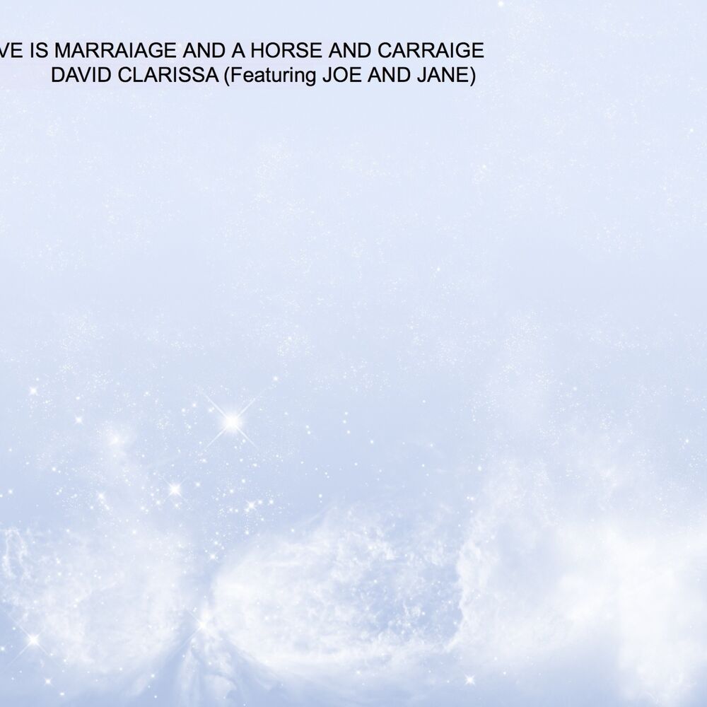 Picture of Love Is Marriage & A Horse and Carriage