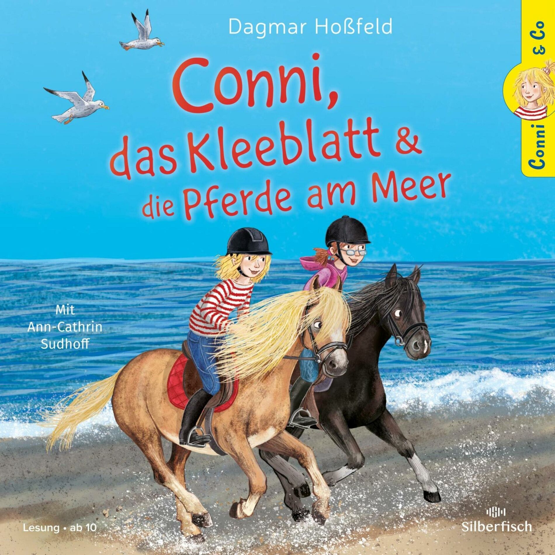 Album cover of Conni & Co 11: Conni, das Kleeblatt und die Pferde am Meer (Ein spannendes Abenteuer auf dem Reiterhof für Mädchen ab 10 Jahren)